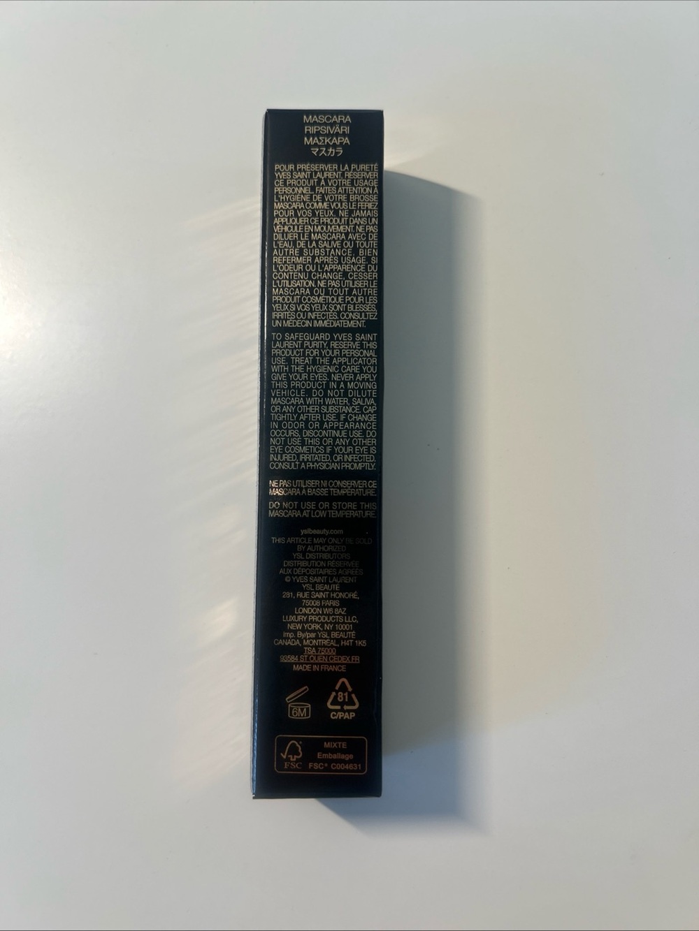 Yves Saint Laurent Lash Clash Extreme Volume Mascara - Electric Blue - Picture 3 of 5